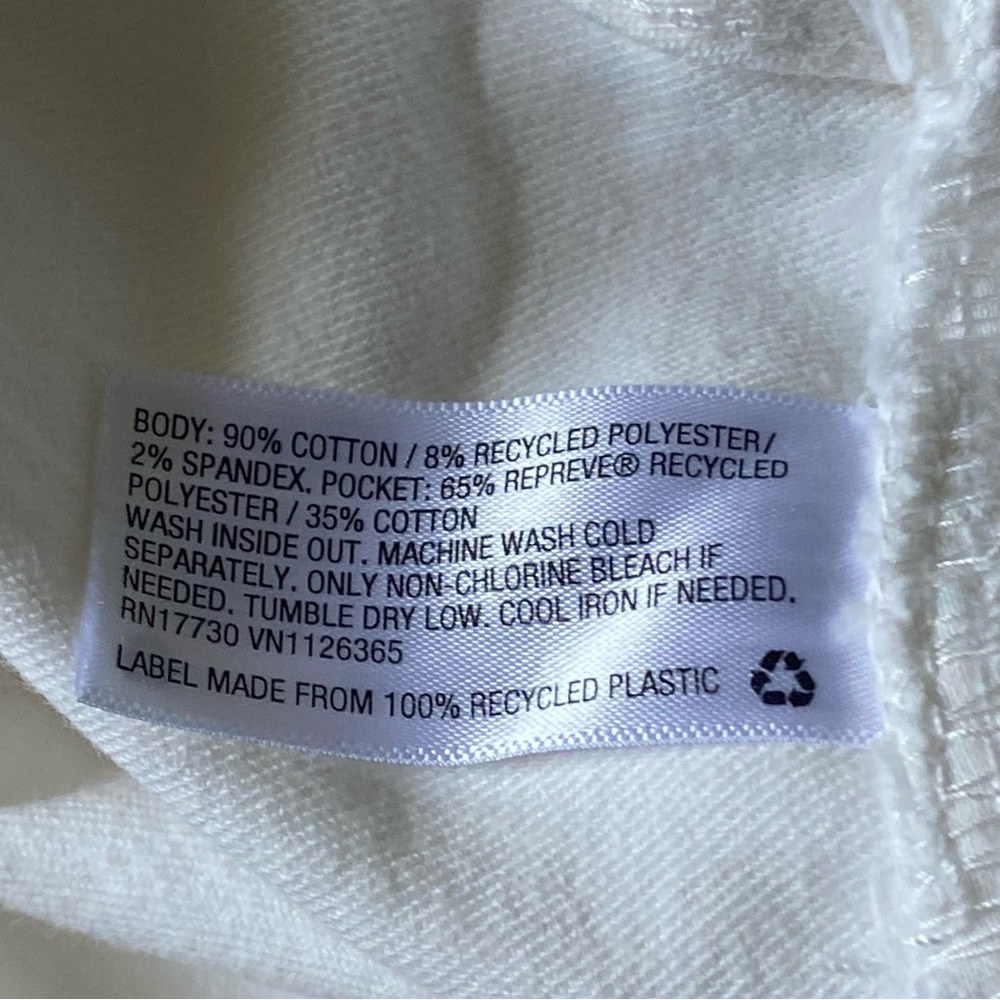 Universal Thread Off White Denim Jean Cut off Shorts - Picture 2 of 5